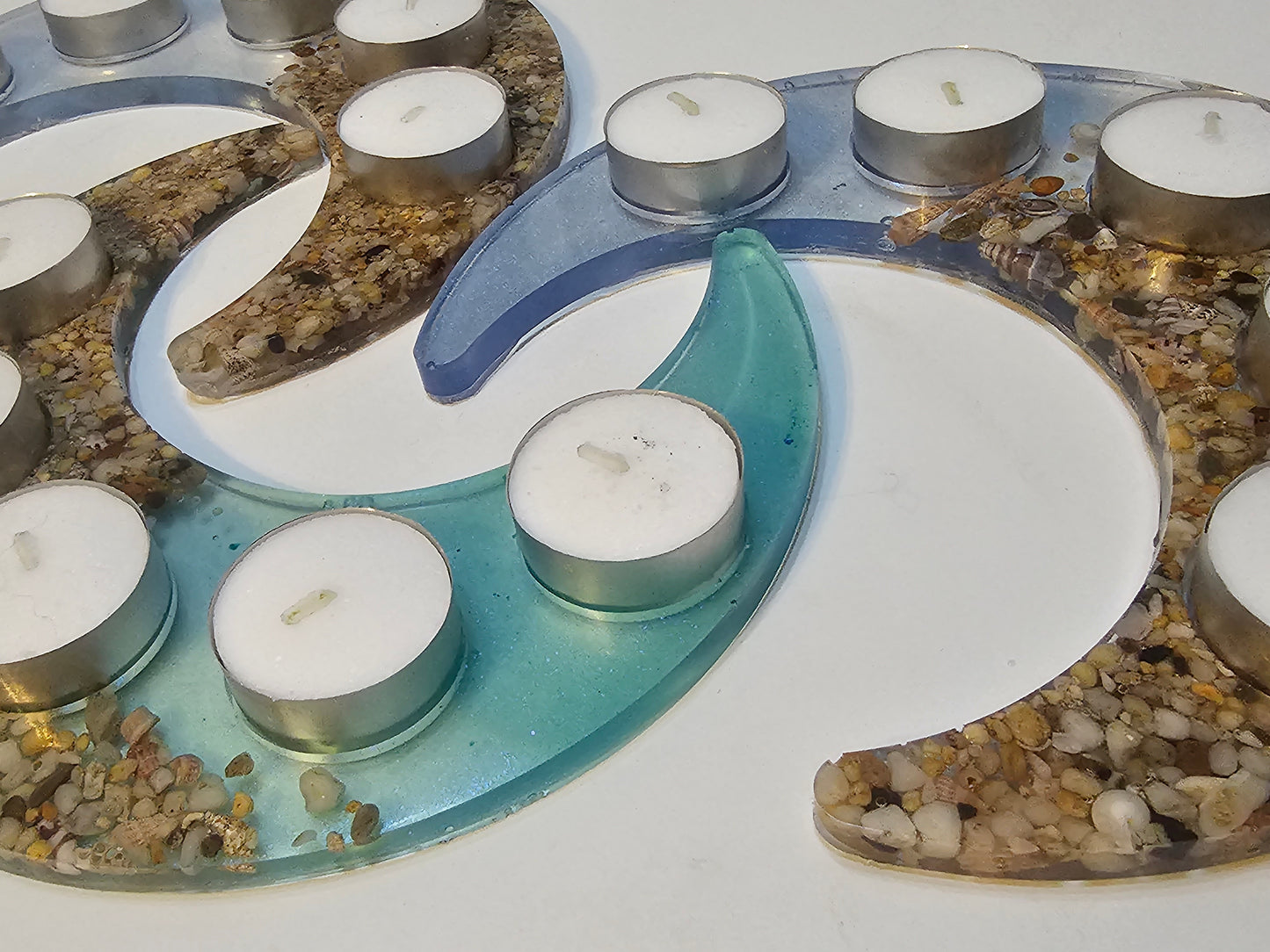Moonrise tealight candle holders