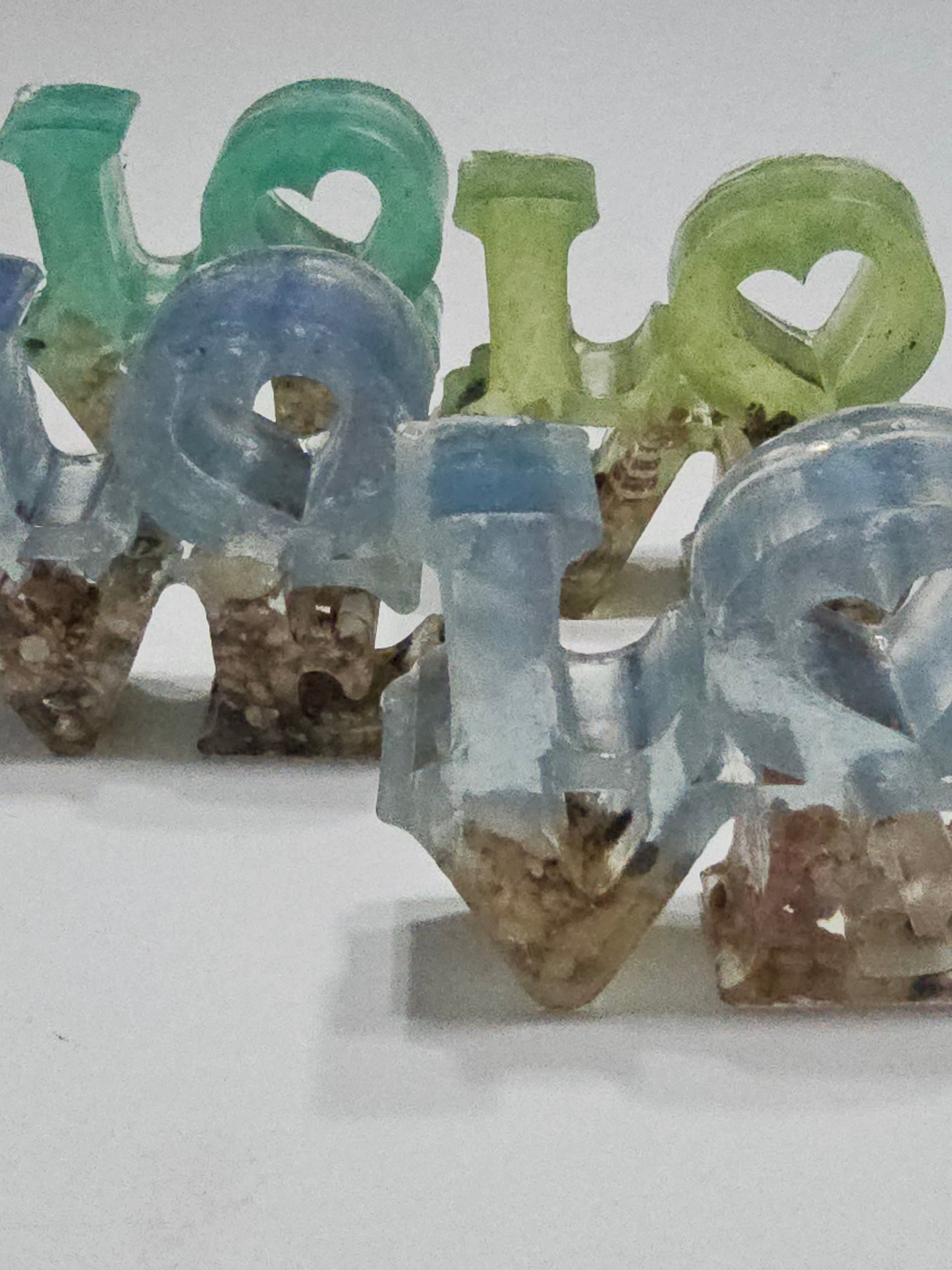 Mini ocean love table art