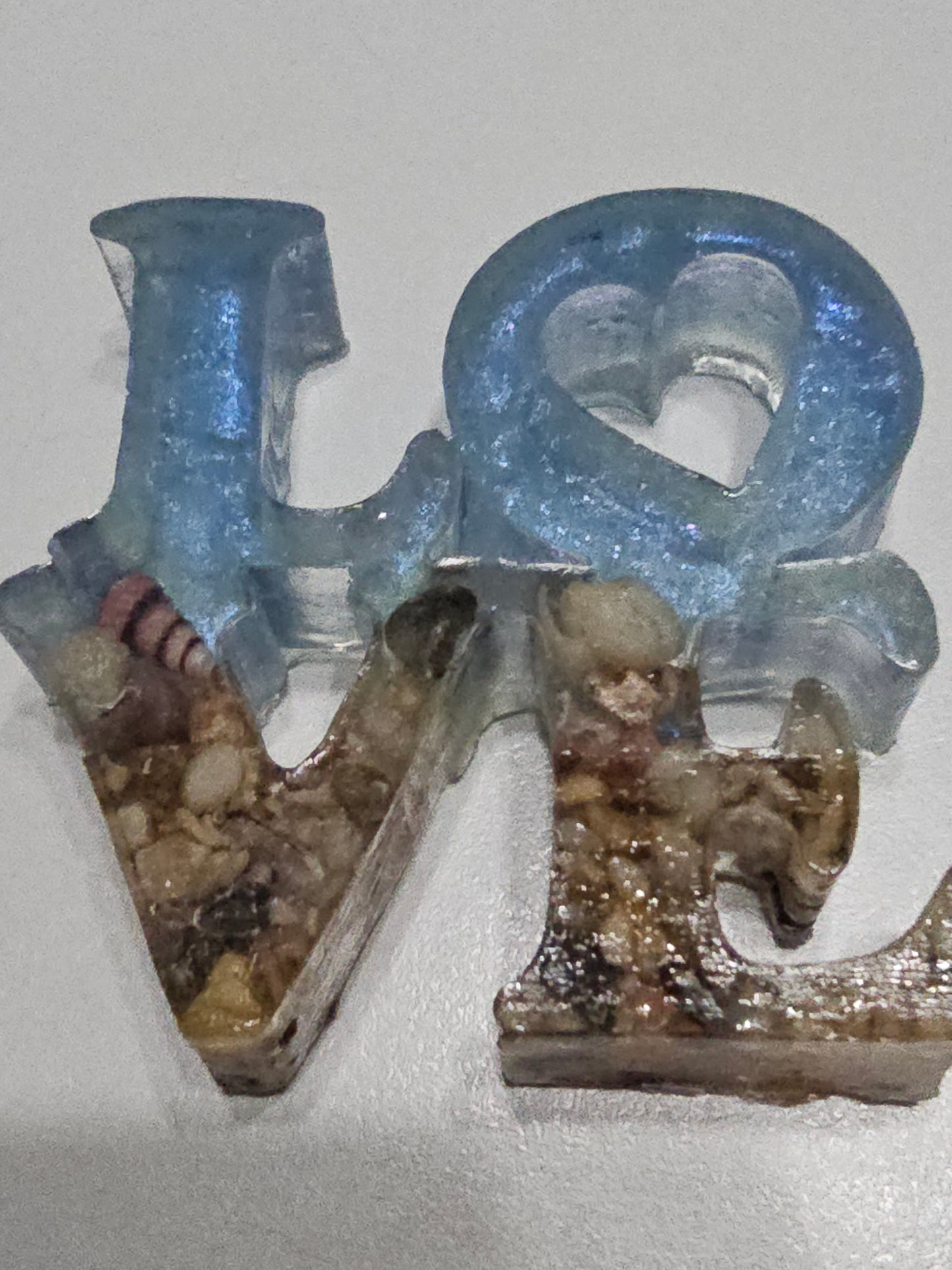 Mini ocean love table art