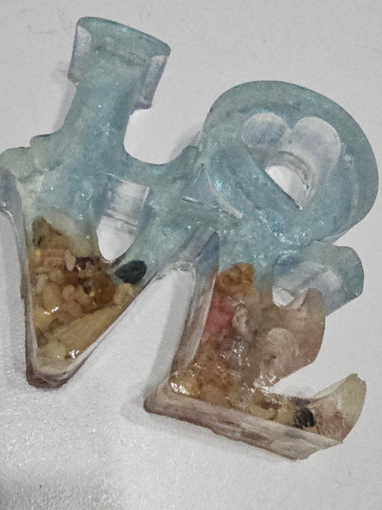 Mini ocean love table art