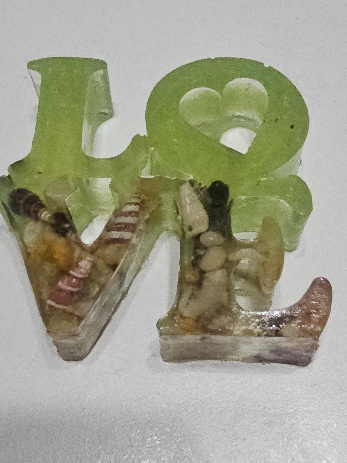 Mini ocean love table art