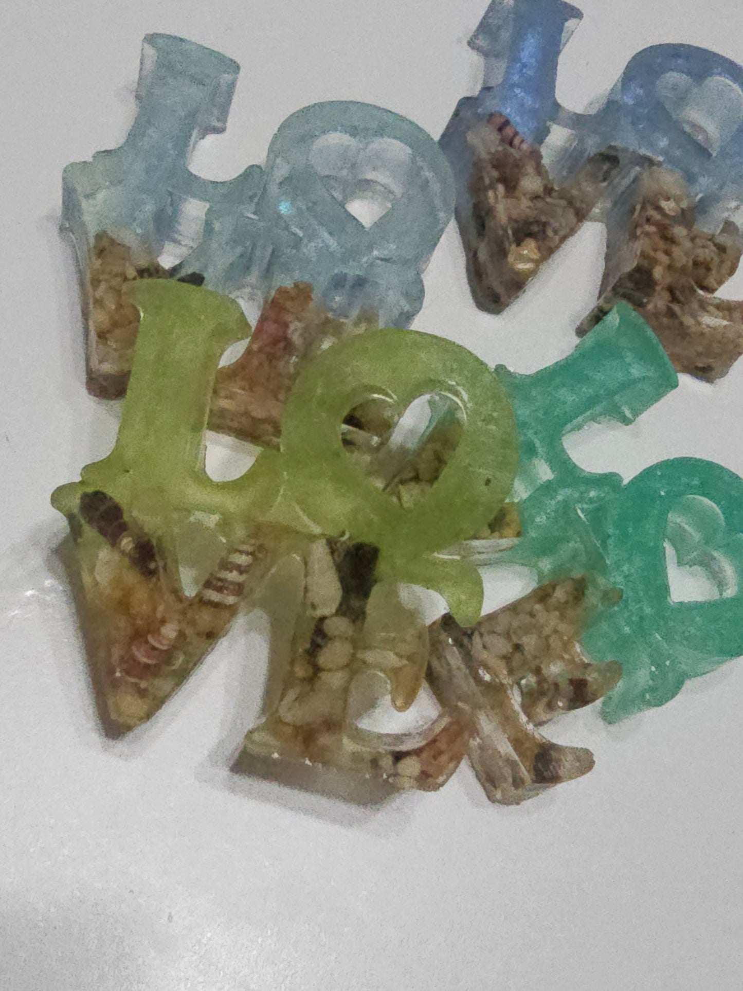 Mini ocean love table art