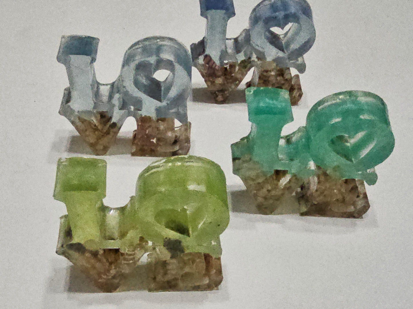 Mini ocean love table art