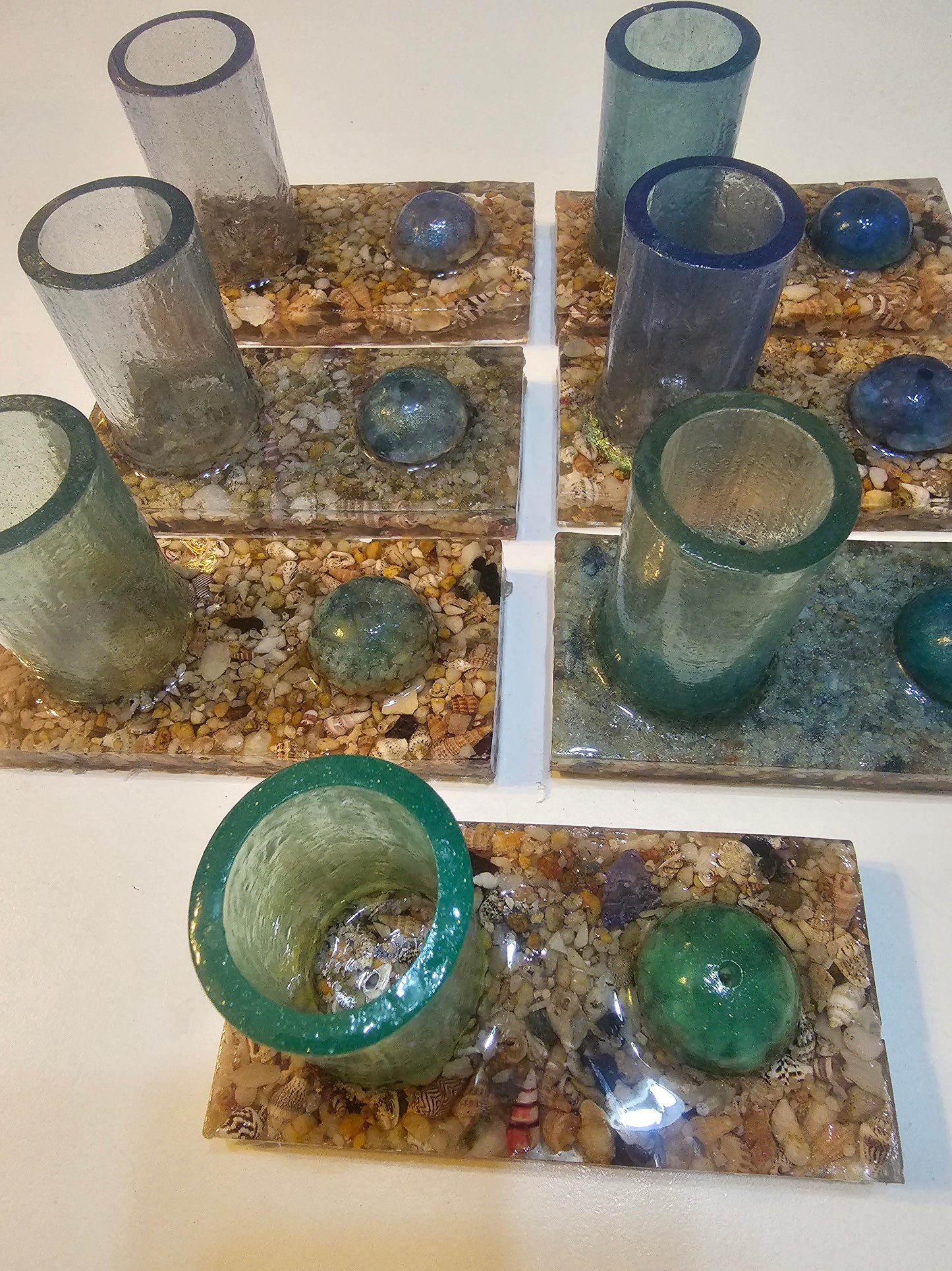 Incoming tide inspired Incense holders