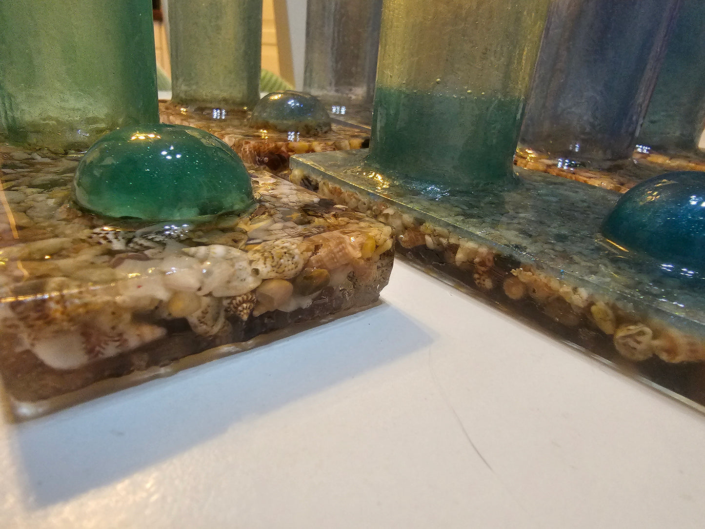 Incoming tide inspired Incense holders