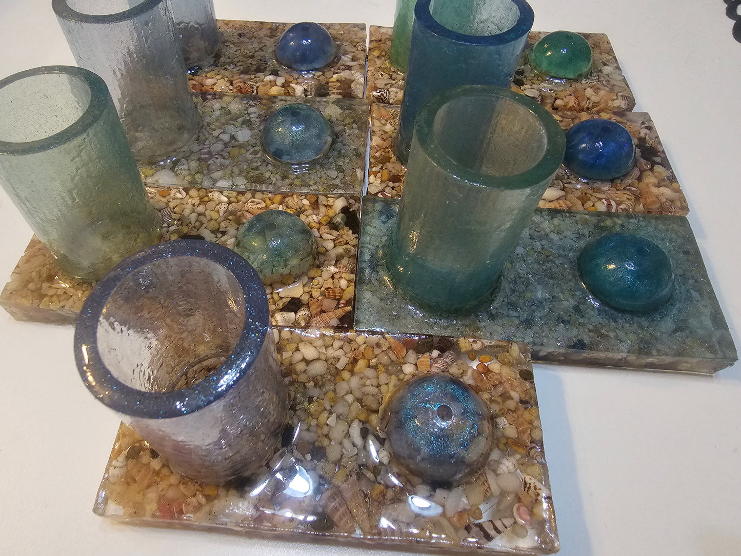 Incoming tide inspired Incense holders
