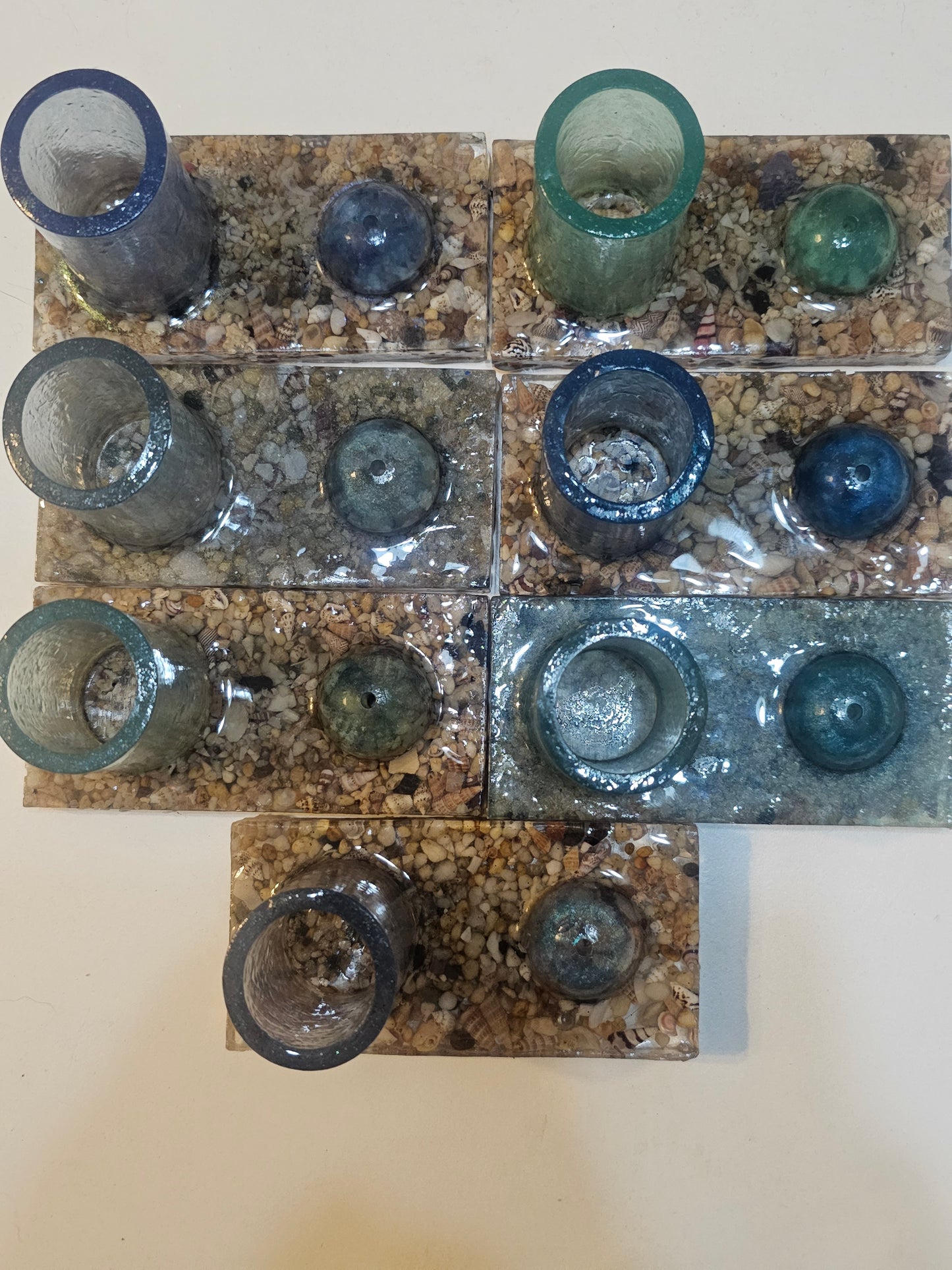 Incoming tide inspired Incense holders