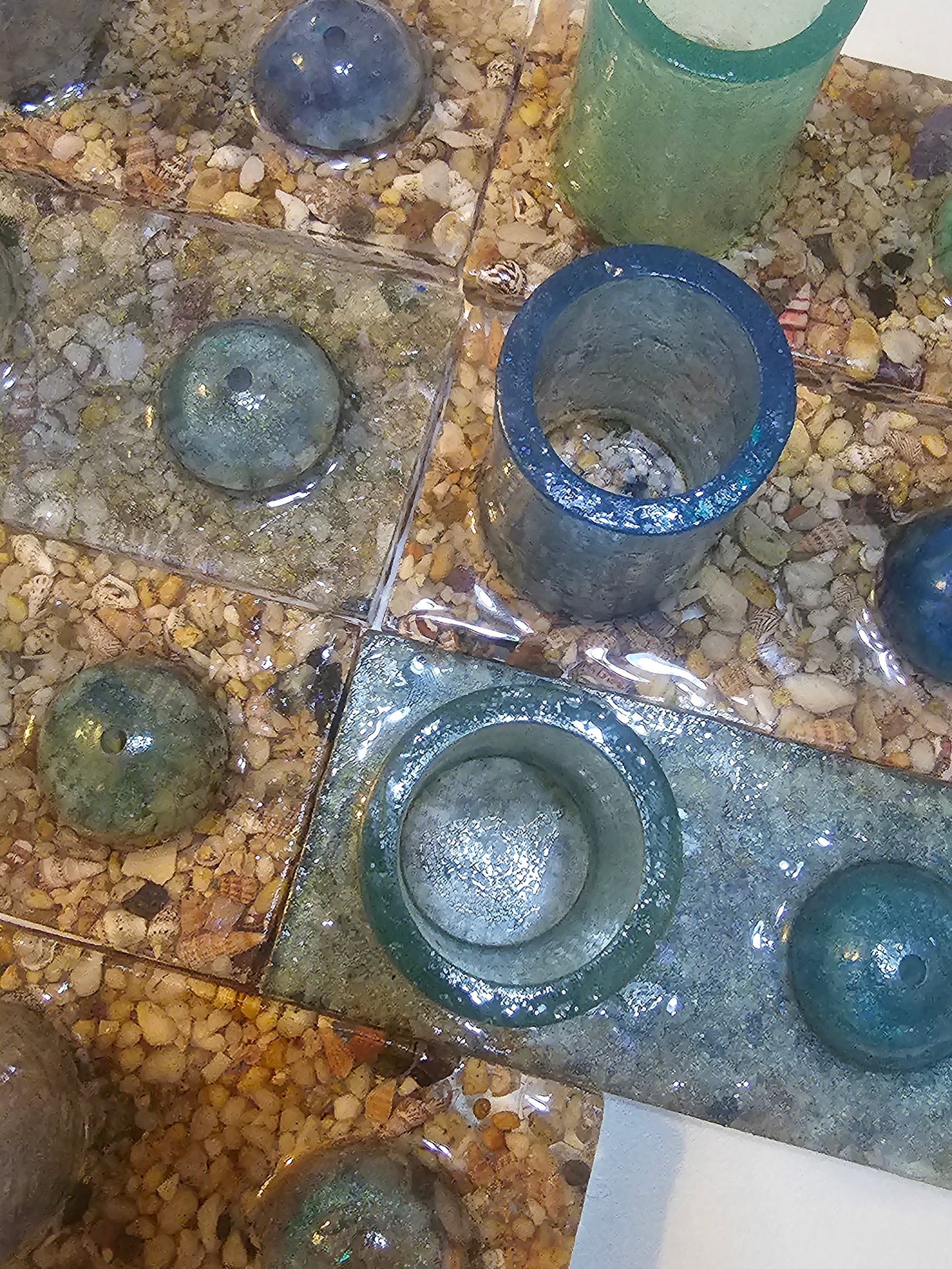 Incoming tide inspired Incense holders