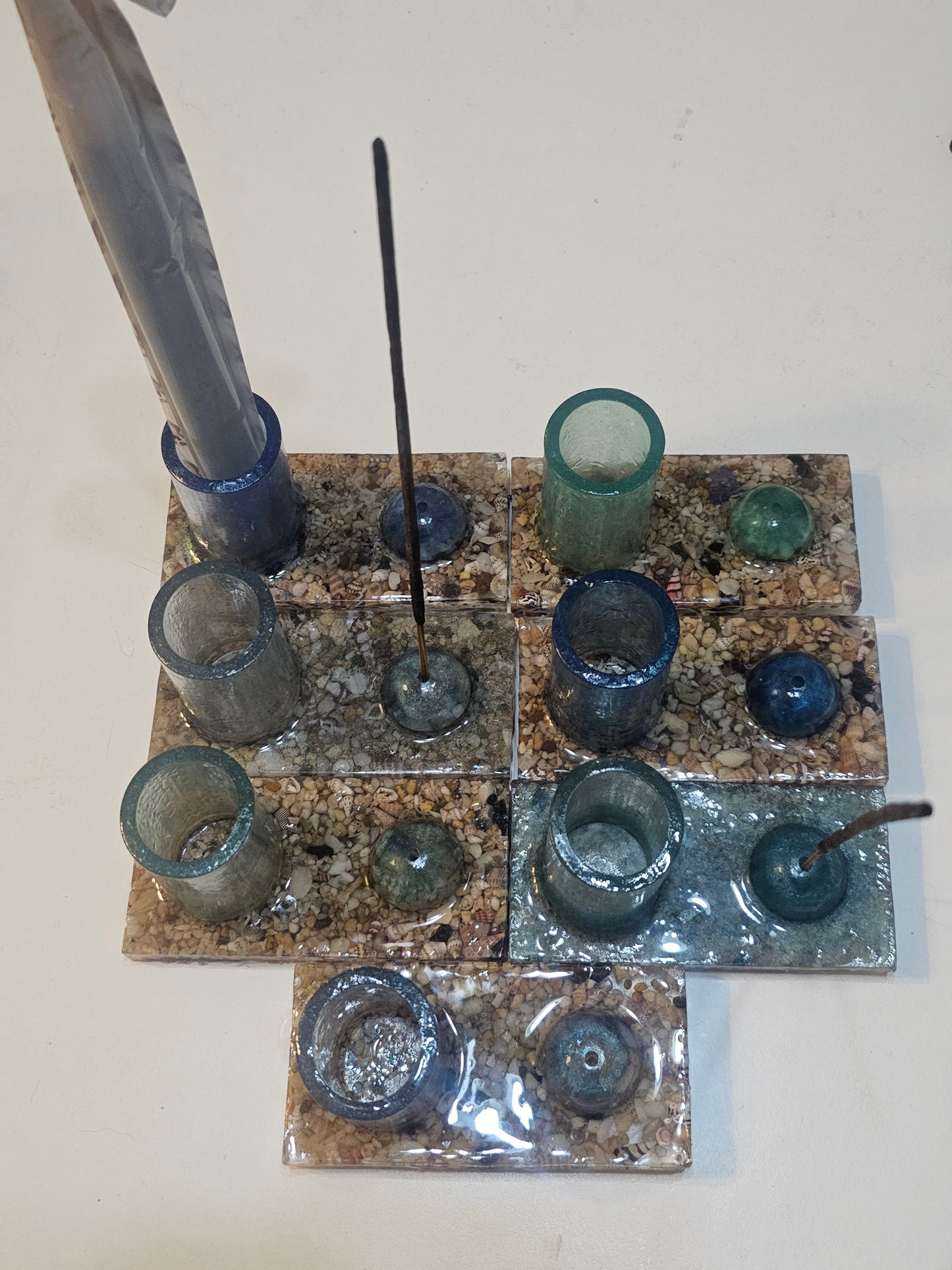 Incoming tide inspired Incense holders