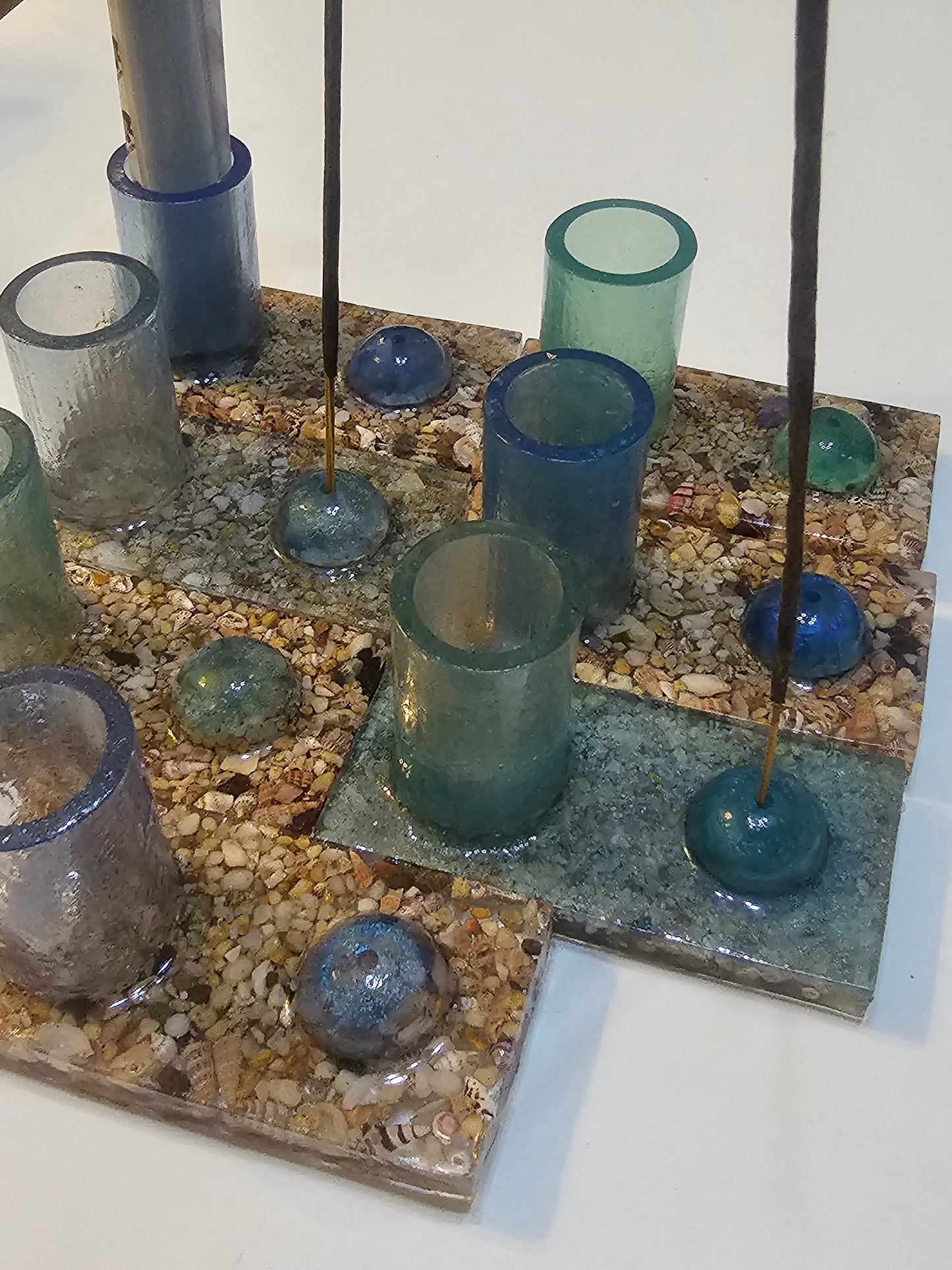 Incoming tide inspired Incense holders