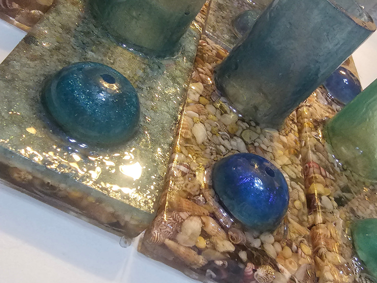 Incoming tide inspired Incense holders