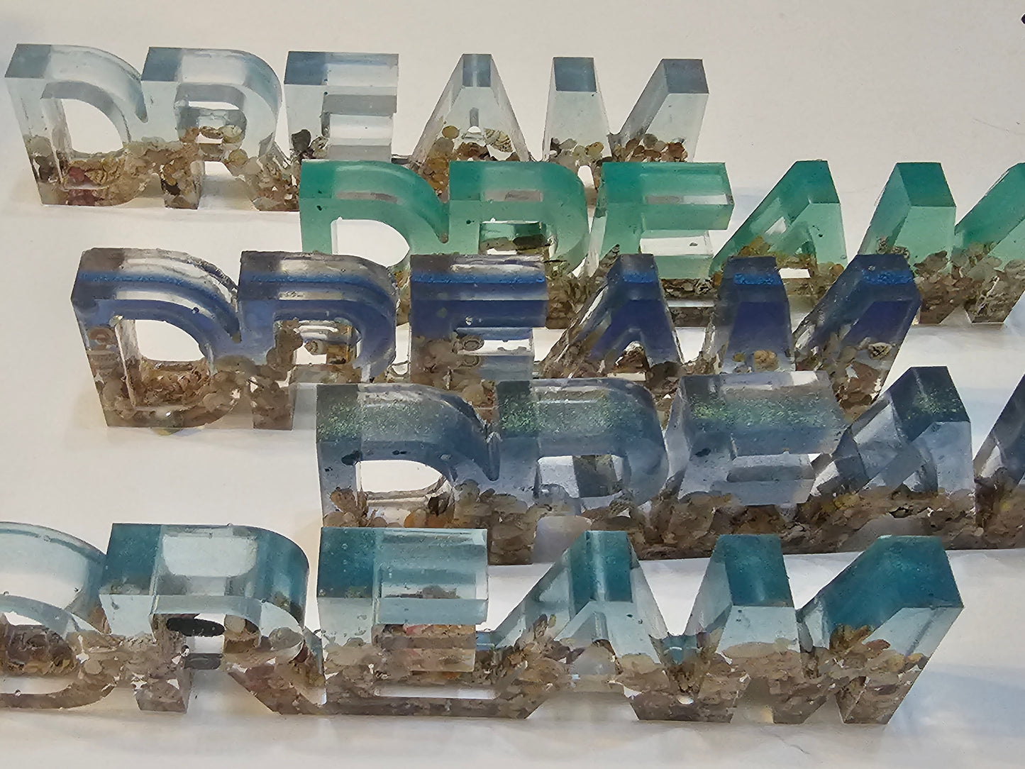 Ocean dreaming bedroom table art