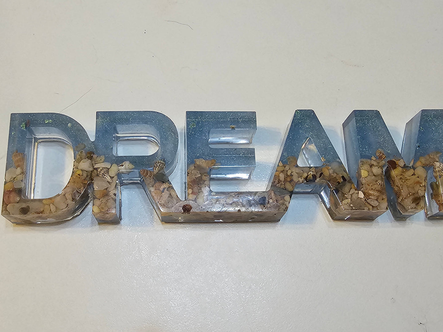Ocean dreaming bedroom table art