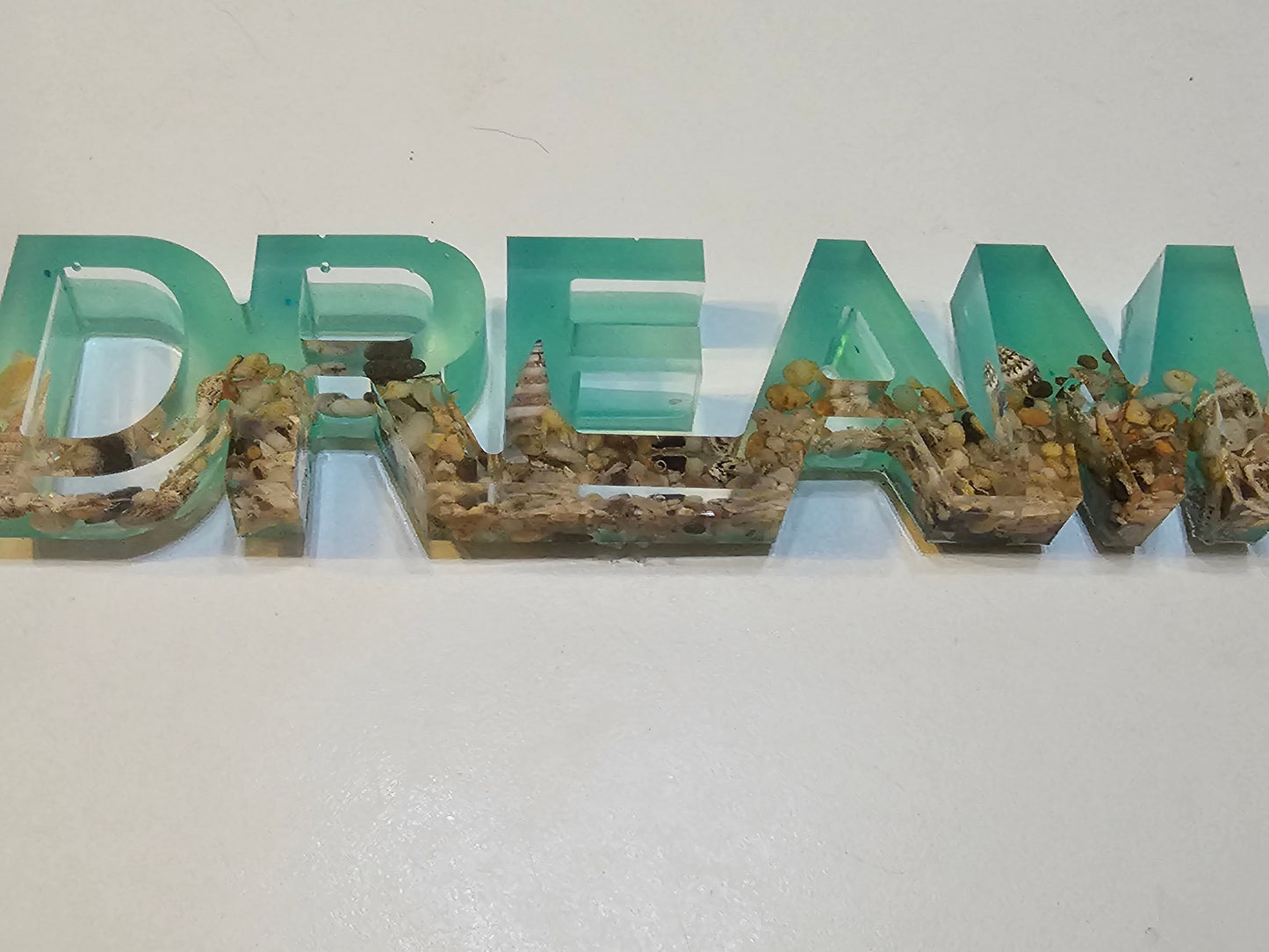 Ocean dreaming bedroom table art