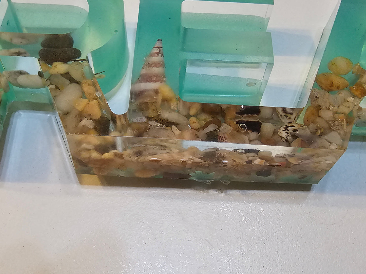 Ocean dreaming bedroom table art