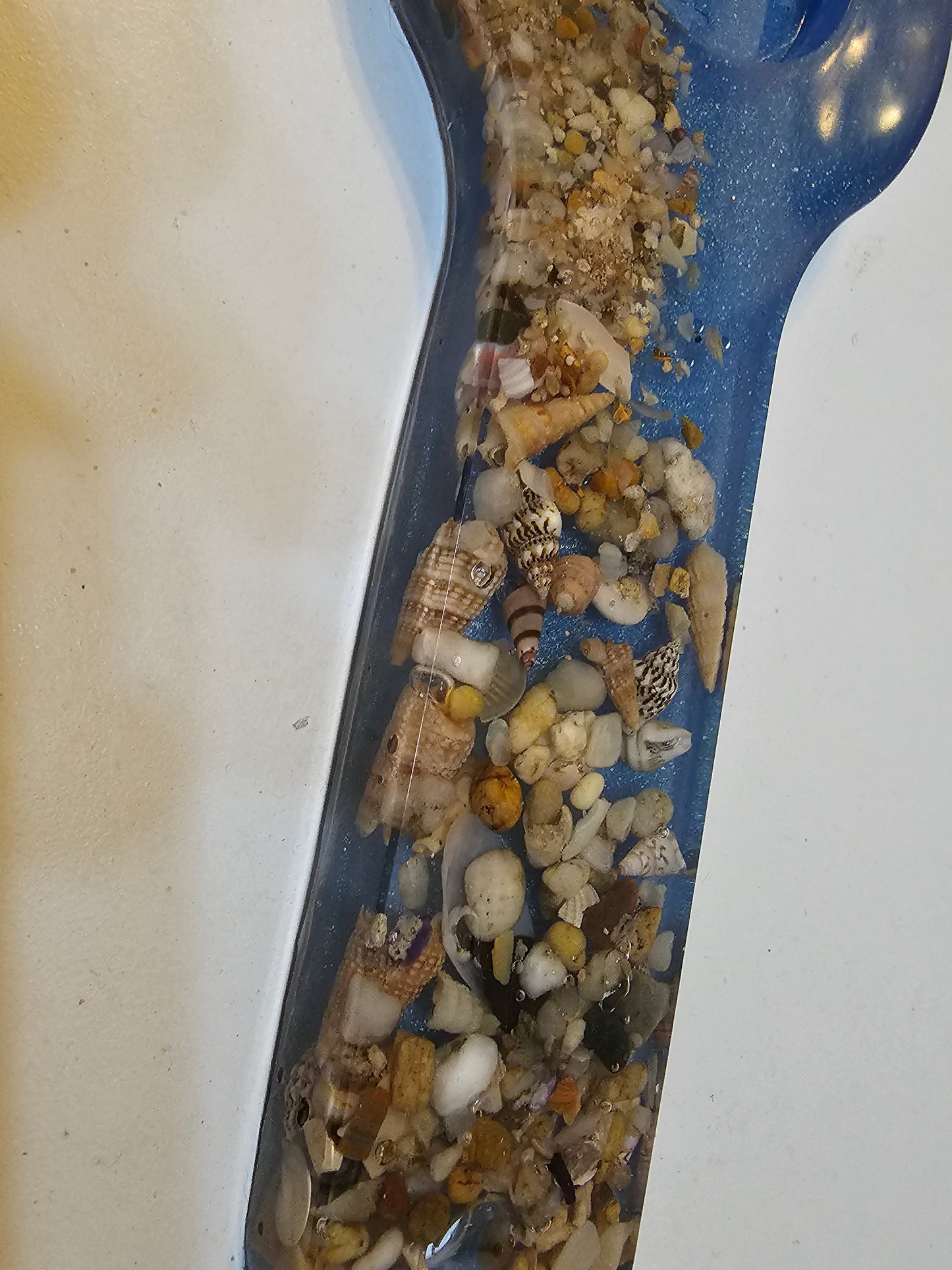 Ocean inspired shot glass tray/ tealight candle tray