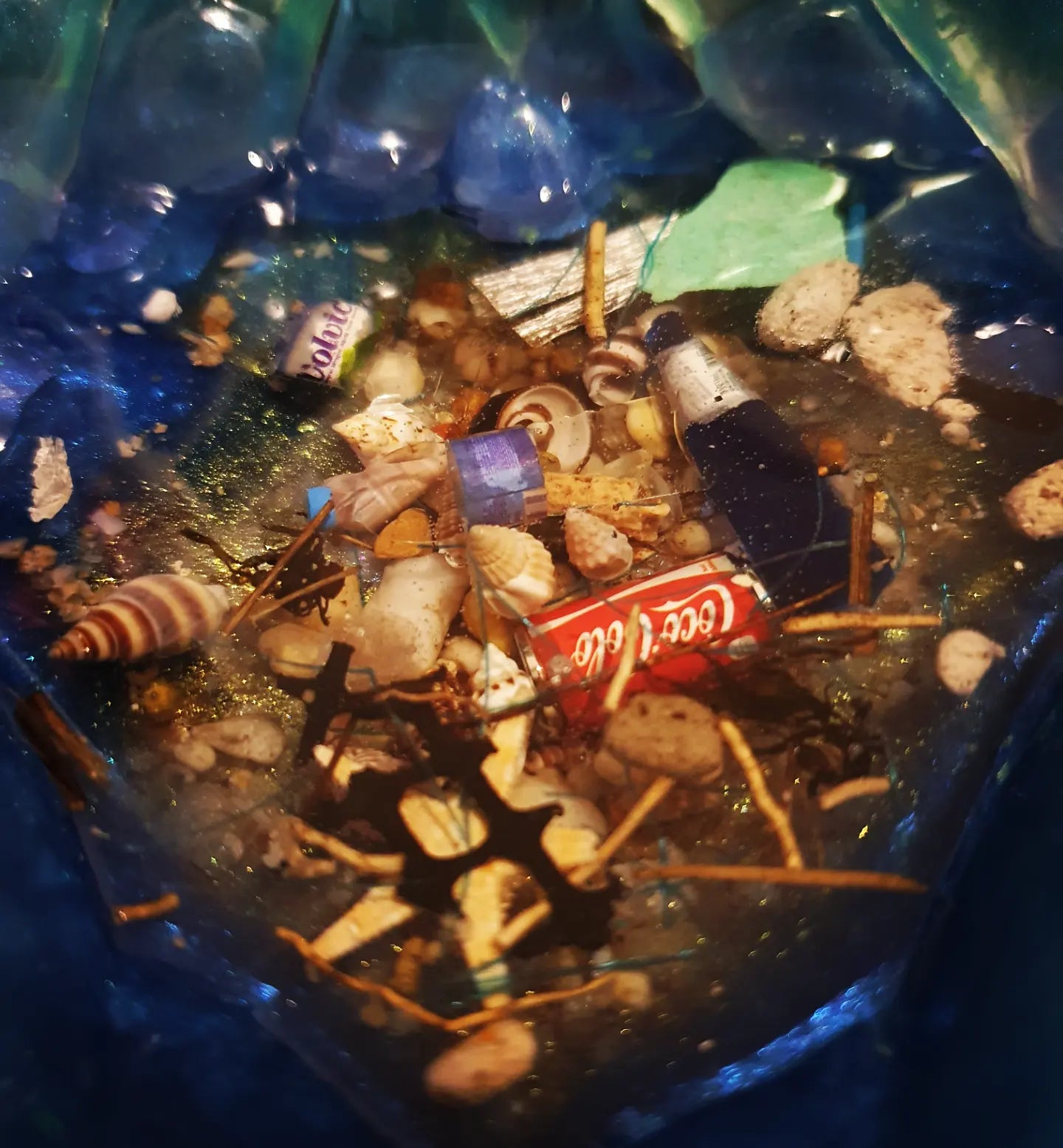 Table art/ bowl - Rubbish free oceans