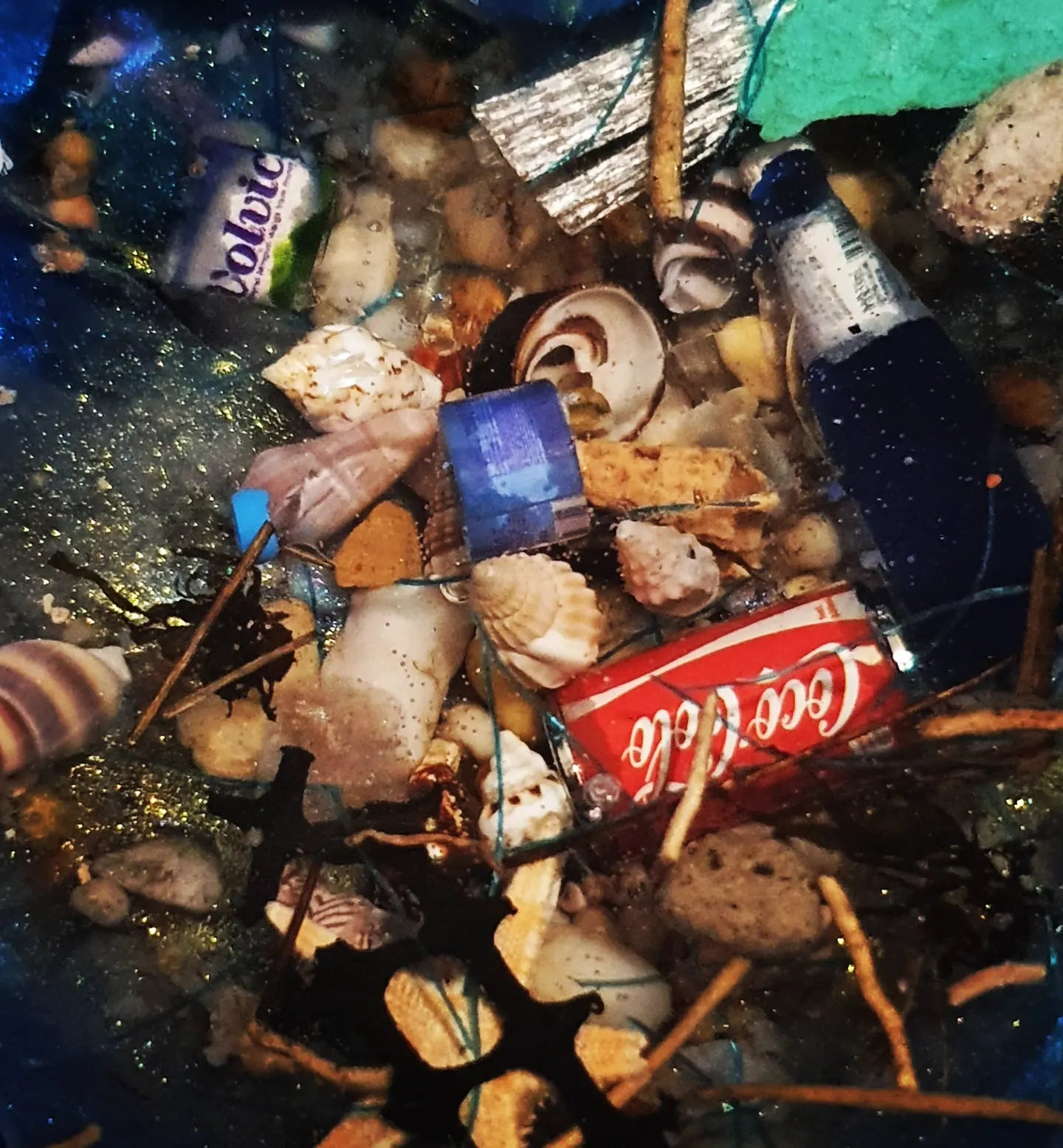 Table art/ bowl - Rubbish free oceans