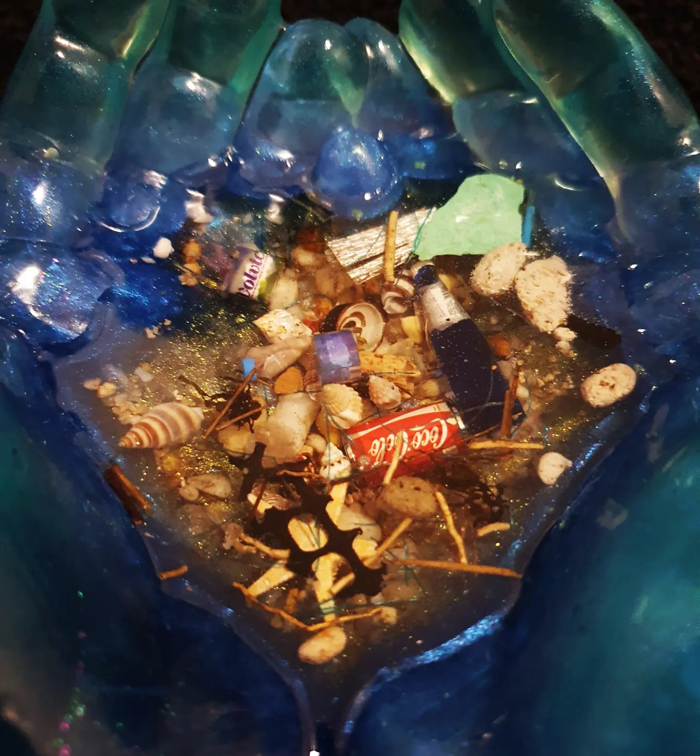Table art/ bowl - Rubbish free oceans