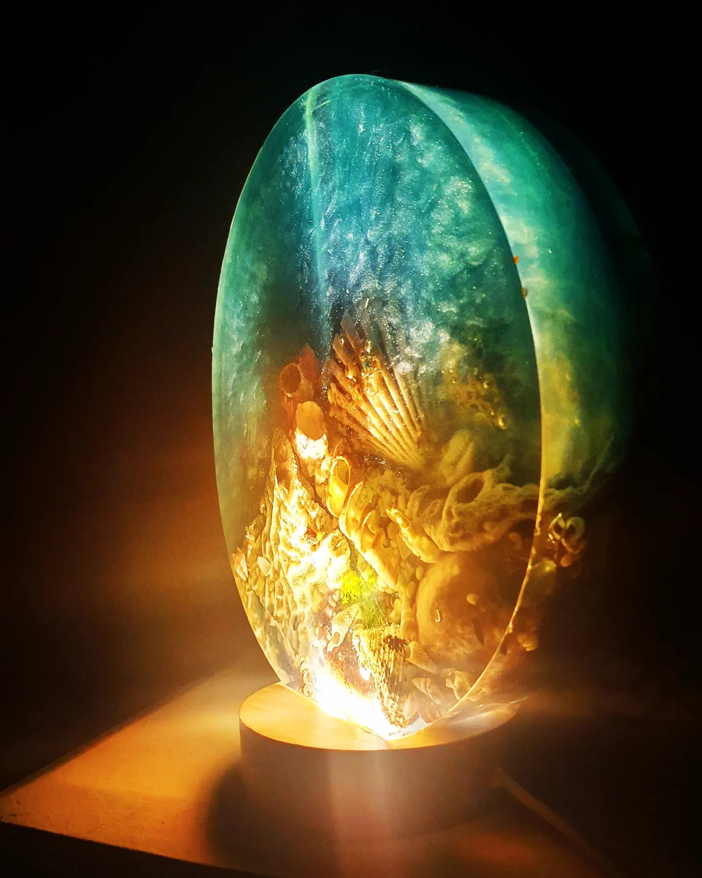Celebrating the sea through functional art - sculpture/ vase/ lamp