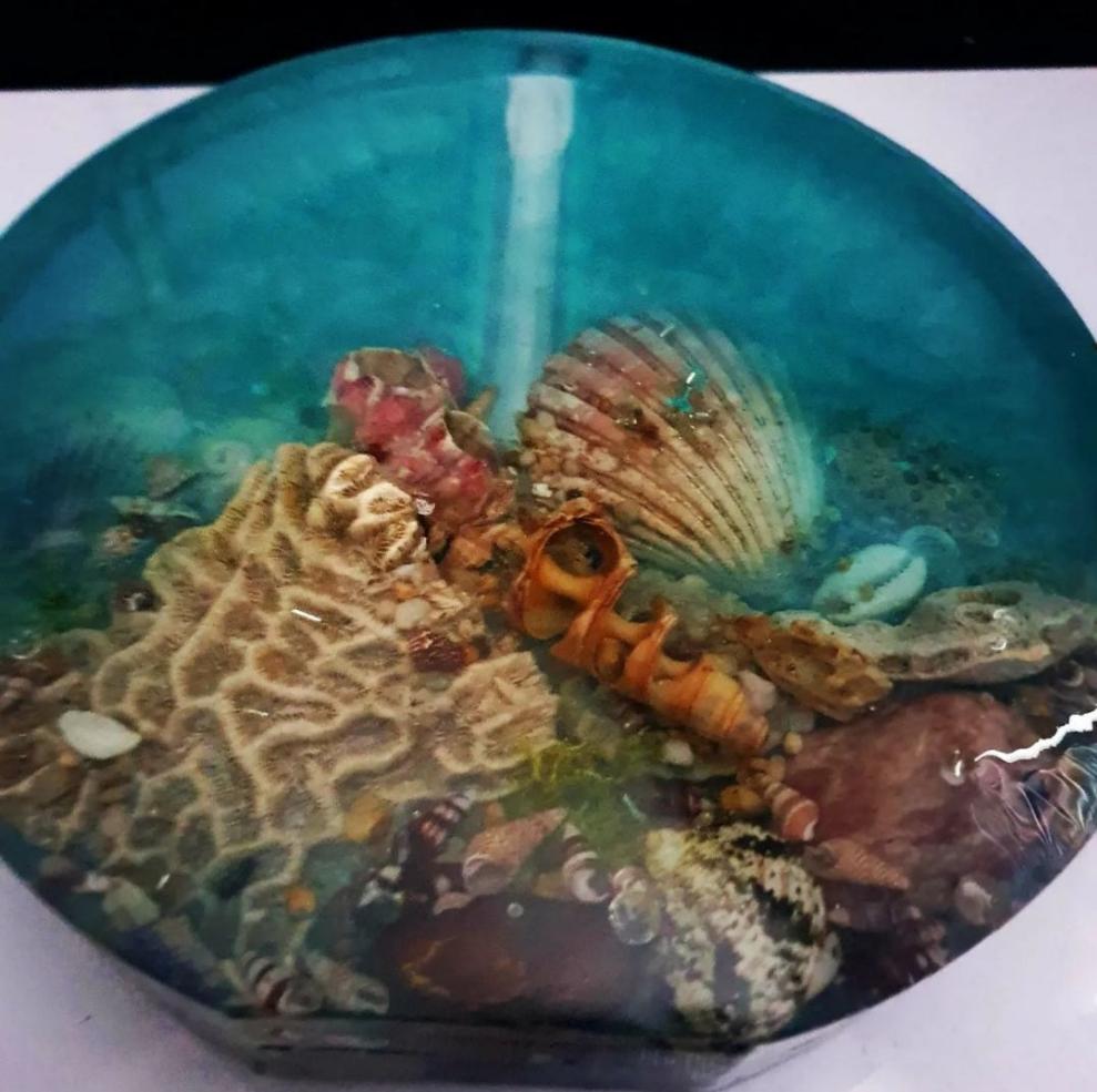 Celebrating the sea through functional art - sculpture/ vase/ lamp