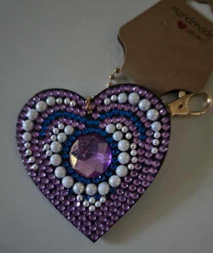 Beach bag bling - Love heart