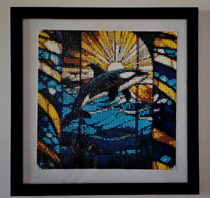 Groovy baby framed artwork - Orca (Art that Advocates)