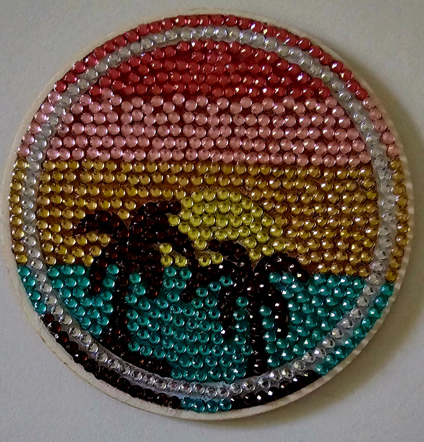 Endless summer retro surf coasters