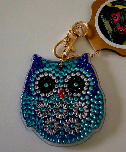 Beach bag bling - Owls