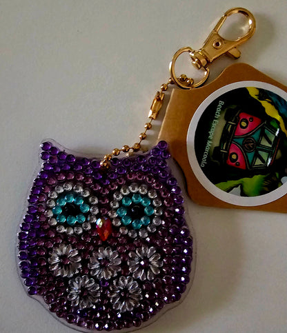 Beach bag bling - Owls