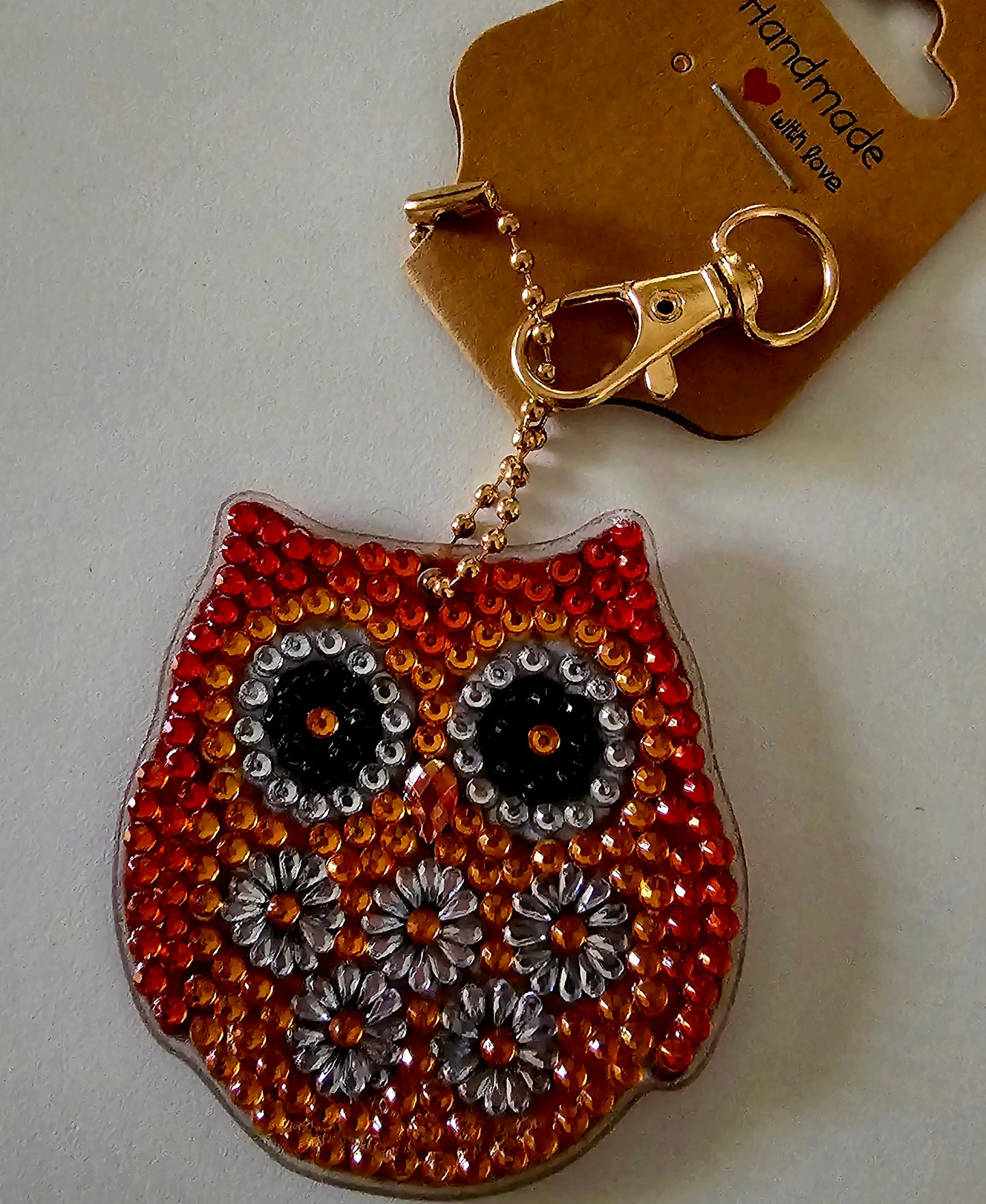 Beach bag bling - Owls