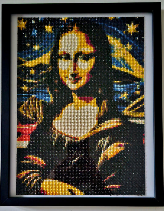 Groovy baby framed artwork - Holiday Mona