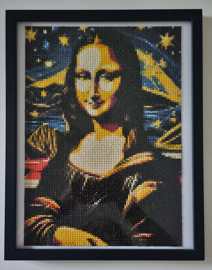 Groovy baby framed artwork - Holiday Mona