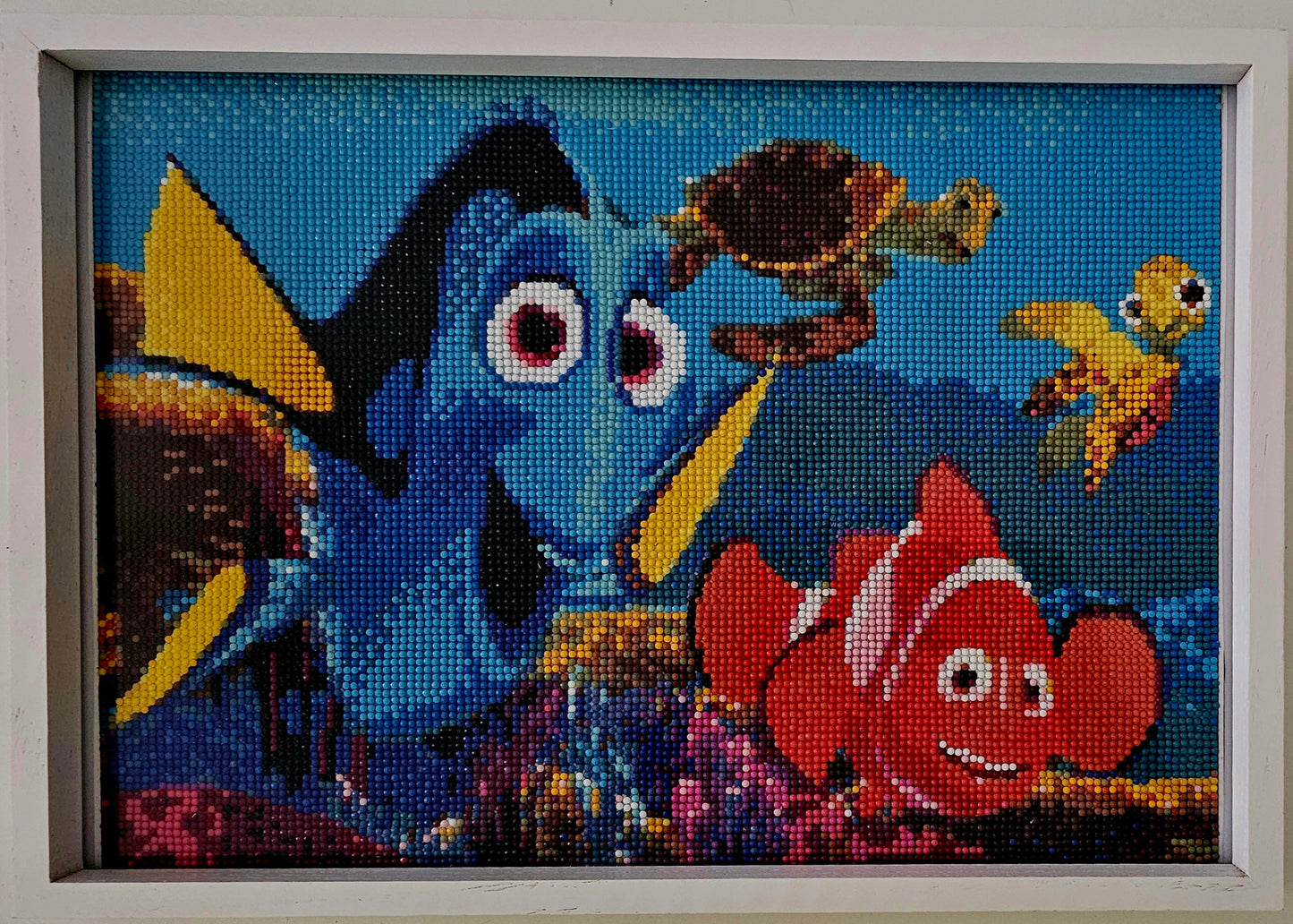Groovy baby framed artwork - Nemo and friends