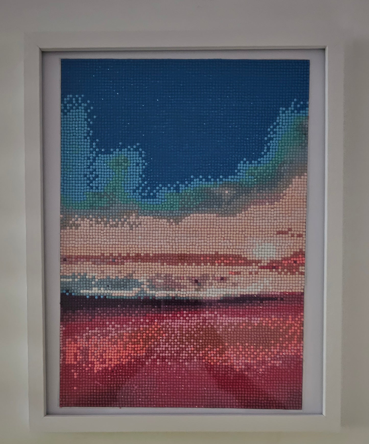 Groovy baby framed artwork - Wast coast sunset