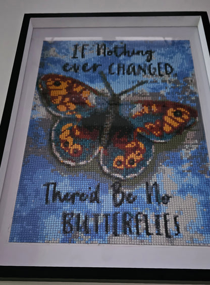 Groovy baby framed artwork - Butterflies (Art that Advocates)