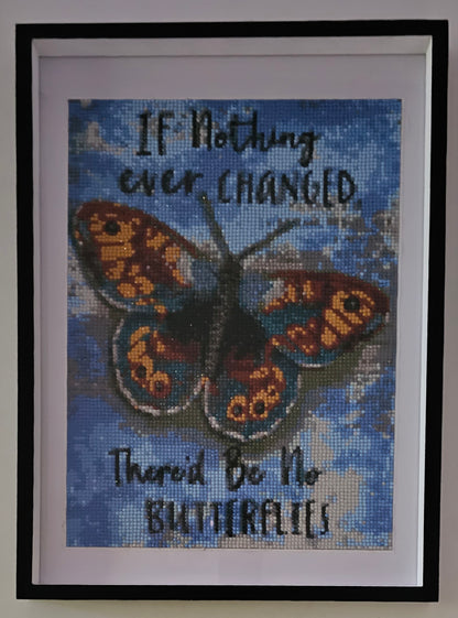 Groovy baby framed artwork - Butterflies (Art that Advocates)