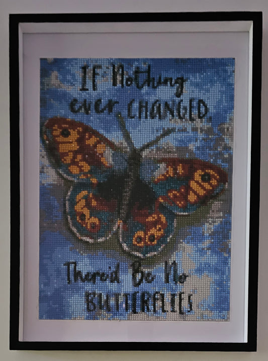 Groovy baby framed artwork - Butterflies (Art that Advocates)