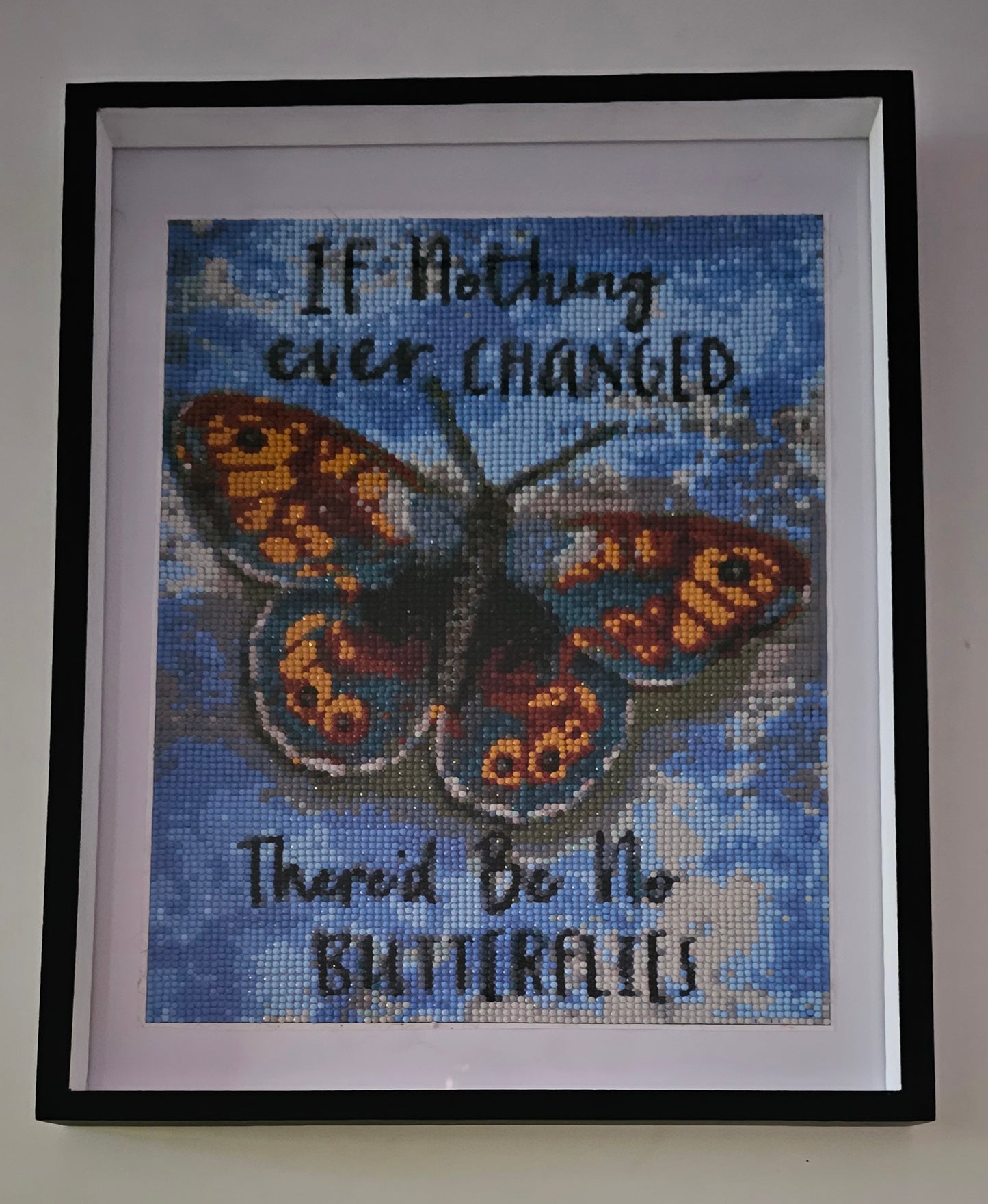 Groovy baby framed artwork - Butterflies (Art that Advocates)