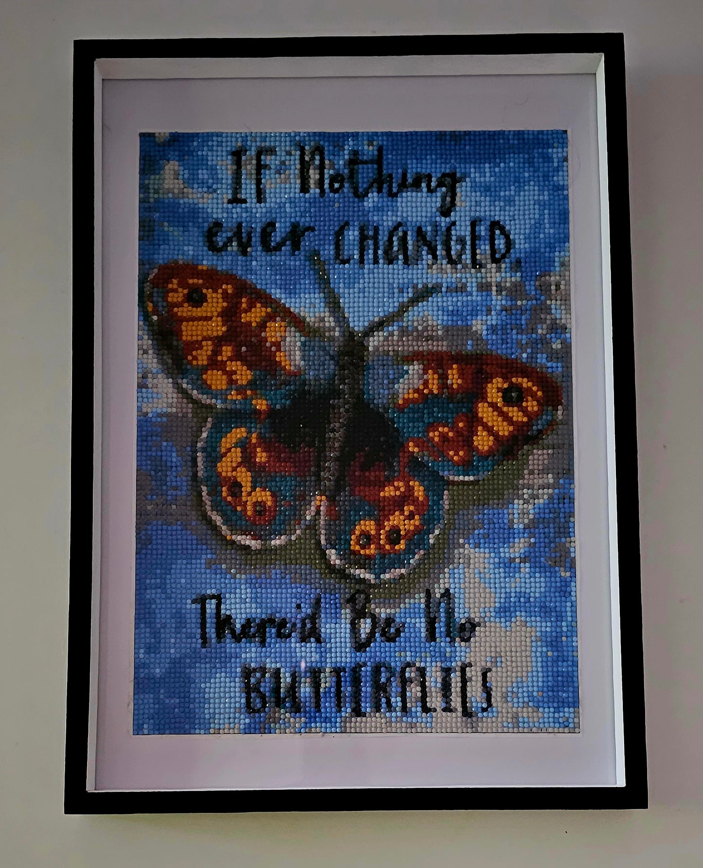 Groovy baby framed artwork - Butterflies (Art that Advocates)