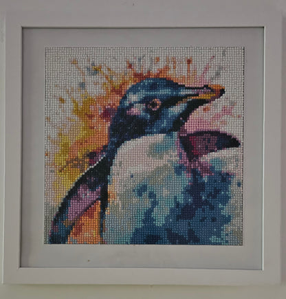 Groovy baby framed artwork - Penguin