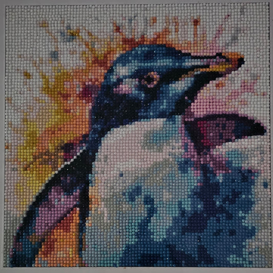 Groovy baby framed artwork - Penguin