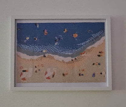 Groovy baby framed artwork - Summer by the sea