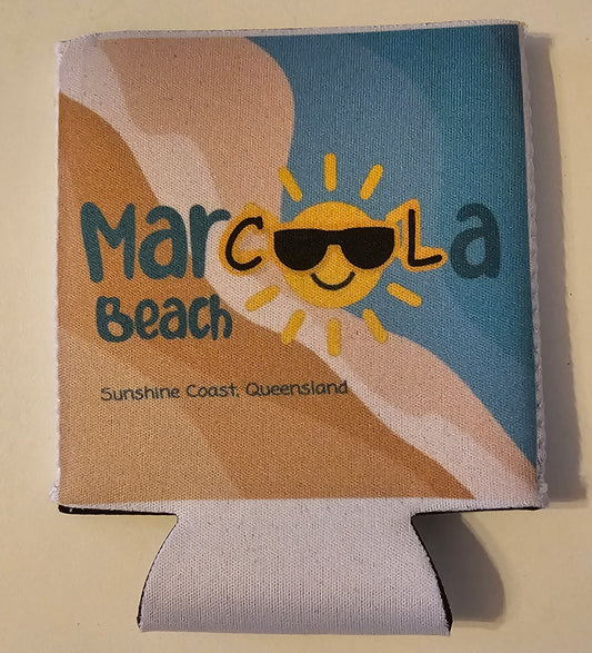 Marcoola Beach merchandise - Stubby coolers