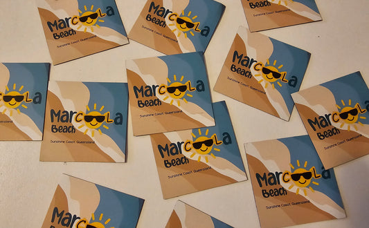 Marcoola Beach merchandise - Little fridge magnets