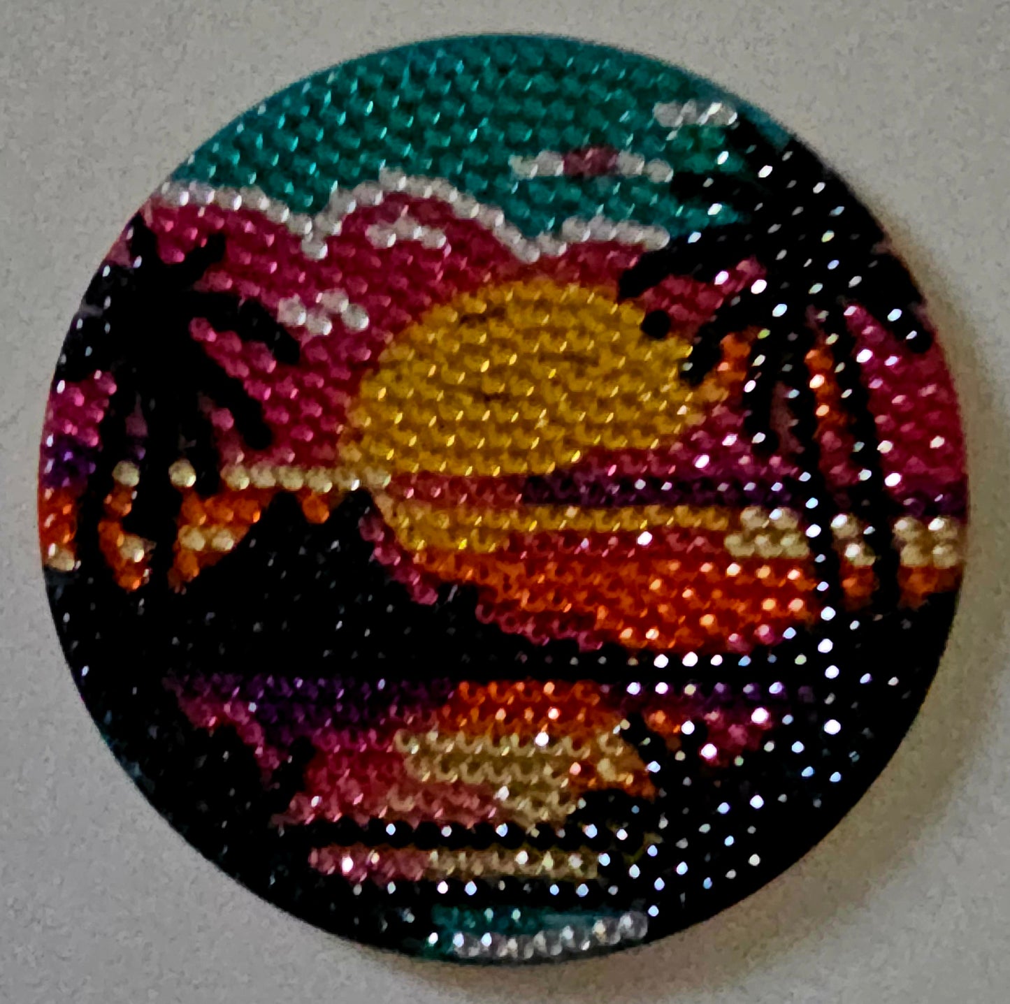 West Coast sunset coaster set