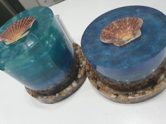 Magical ocean themed and universe inspired battery operated table lamps