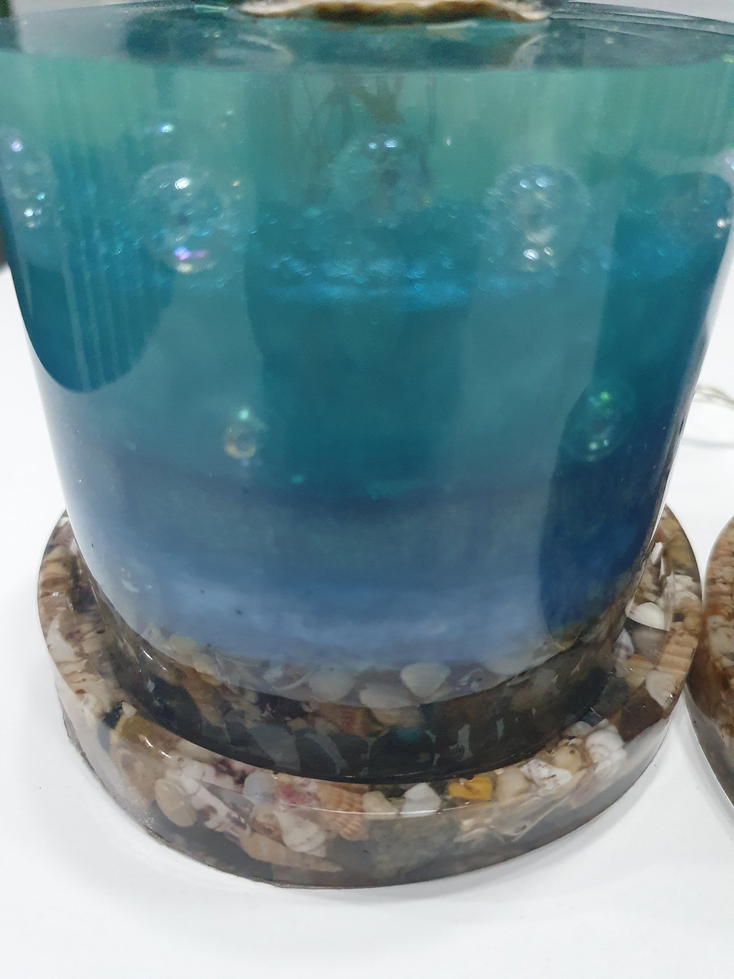 Magical ocean themed and universe inspired battery operated table lamps