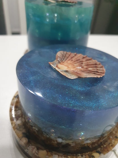 Magical ocean themed and universe inspired battery operated table lamps