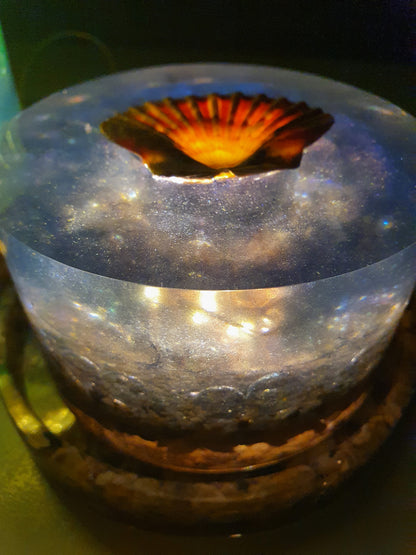 Magical ocean themed and universe inspired battery operated table lamps